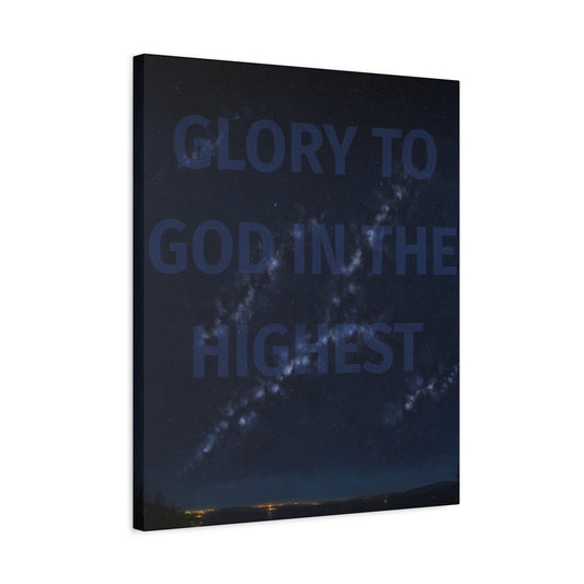 "Glory to God in the highest", Oil on Canvas Print