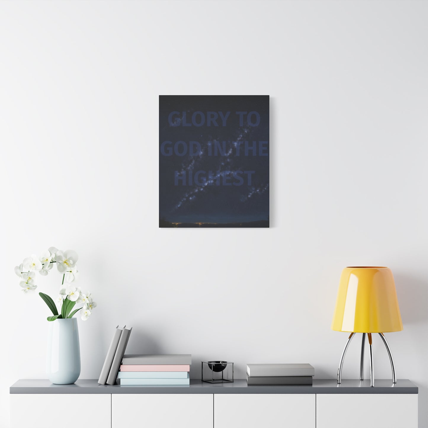 "Glory to God in the highest", Oil on Canvas Print