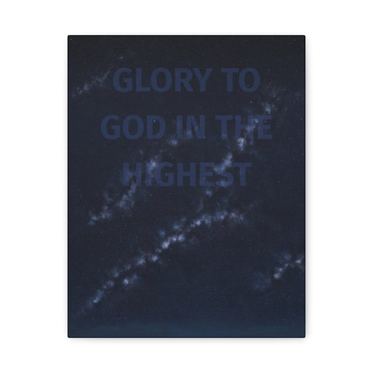 "Glory to God in the highest", Oil on Canvas Print, Second Variation