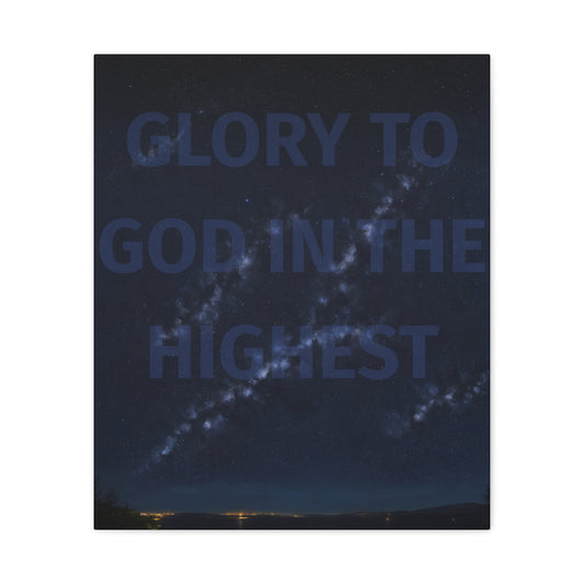 "Glory to God in the highest", Oil on Canvas Print