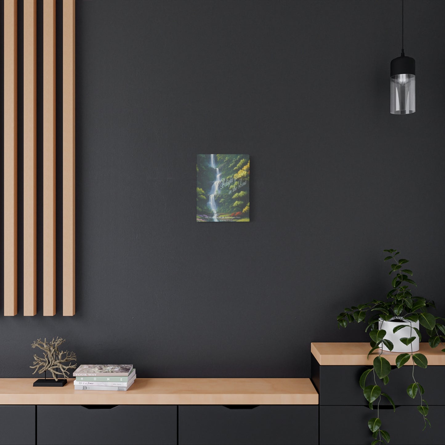 "Delight yourself in the Lord", Psalm 37:4, Oil on Canvas Print