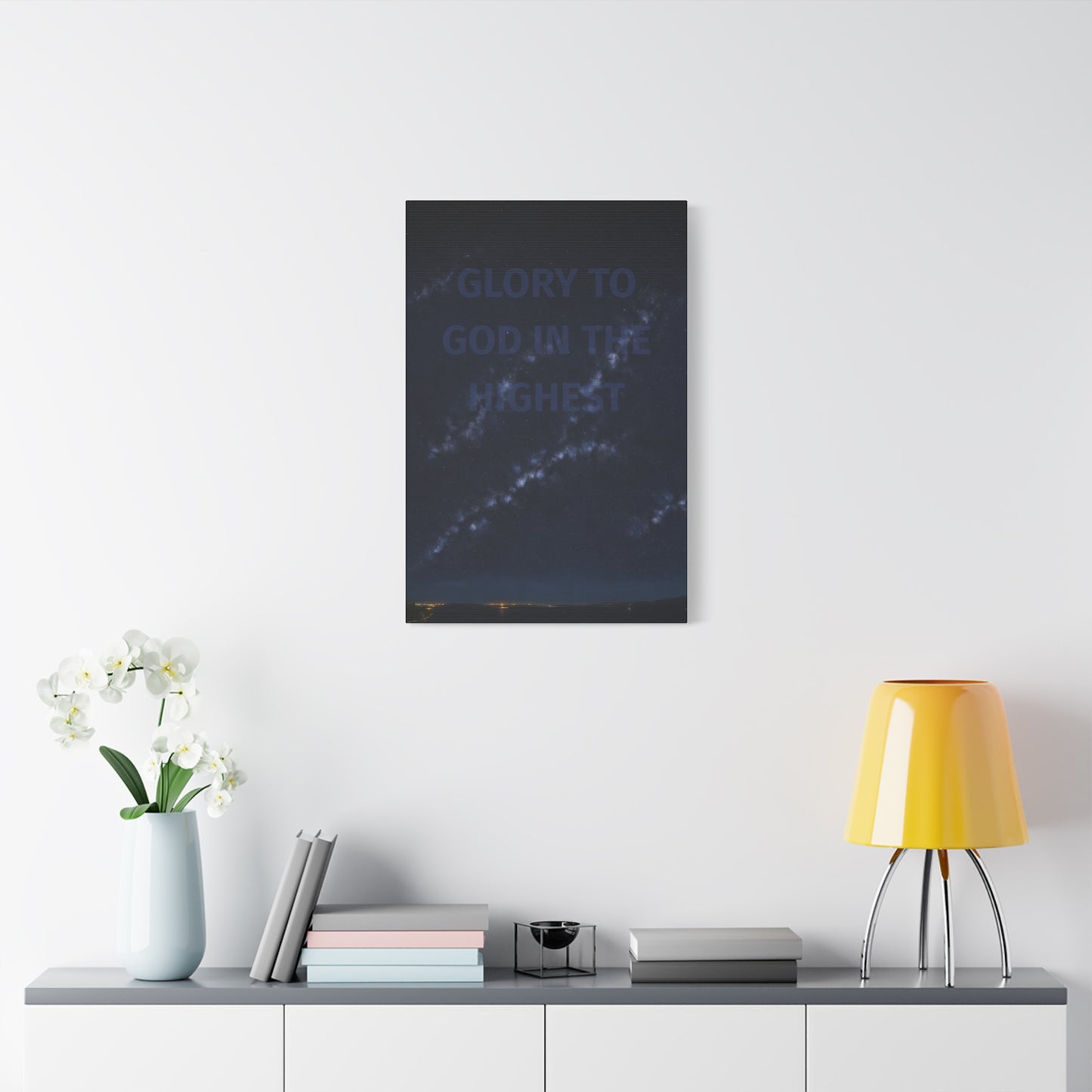"Glory to God in the highest", Oil on Canvas Print, Second Variation