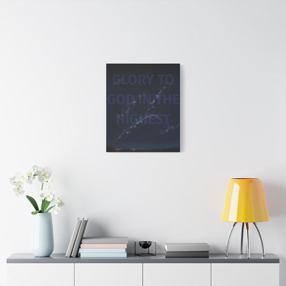 "Glory to God in the highest", Oil on Canvas Print