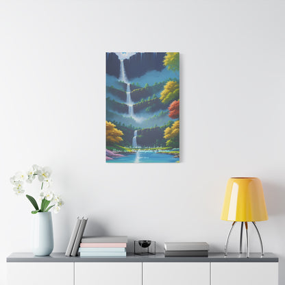"Throw open the floodgates of Heaven", Malachi 3:10-12, Oil on Canvas Print
