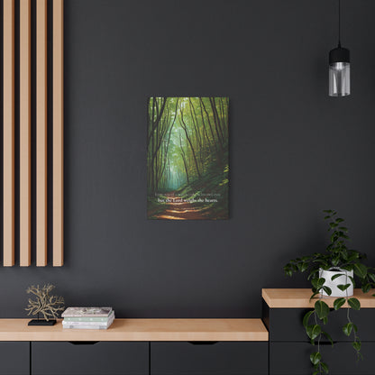 "The Lord weighs the hearts", Proverbs 21:2, Oil on Canvas Print