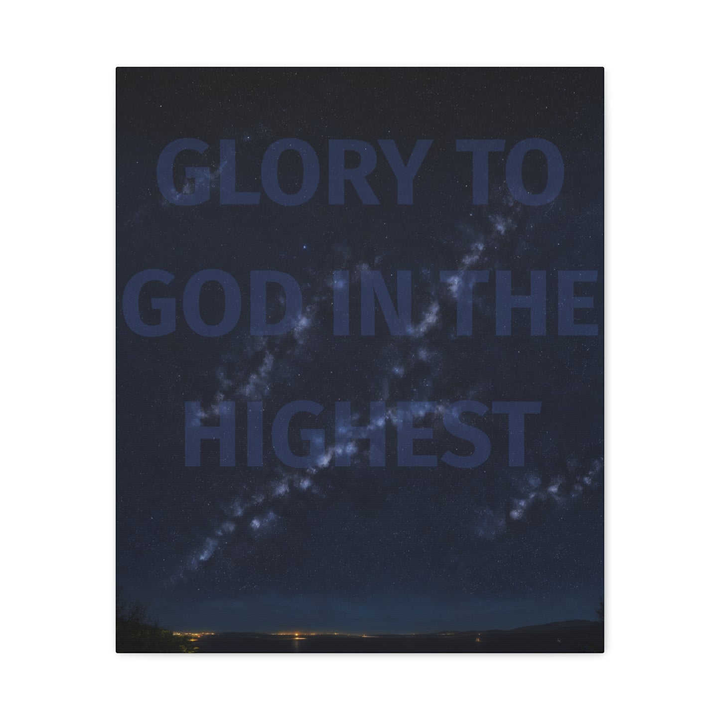 "Glory to God in the highest", Oil on Canvas Print