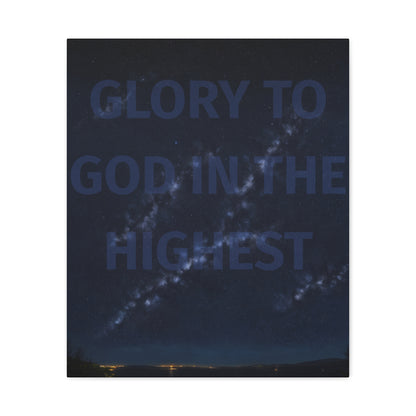 "Glory to God in the highest", Oil on Canvas Print