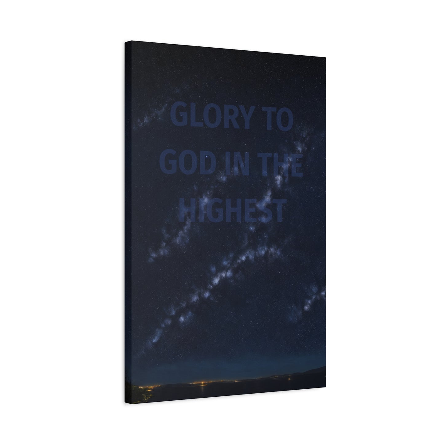 "Glory to God in the highest", Oil on Canvas Print, Second Variation