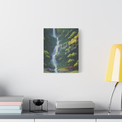 "Delight yourself in the Lord", Psalm 37:4, Oil on Canvas Print